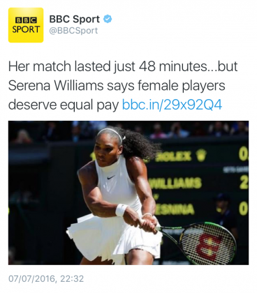 The controversial BBC tweet