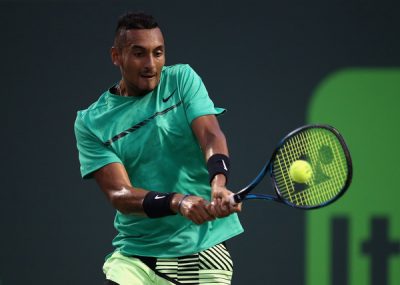 Nick Kyrgios was at his very best but fell short against Roger Federer (Zimbio)