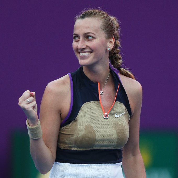 Petra Kvitova overcomes Anett Kontaveit to reach the semifinal in Doha ...